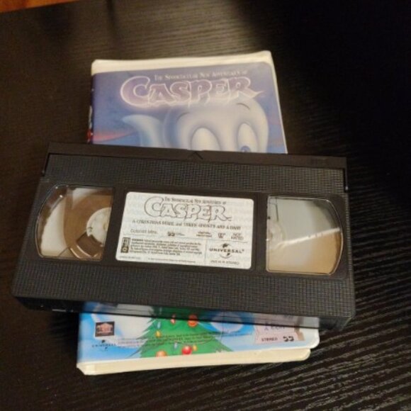 The Spooktacular New Adventures of Casper the Ghost VHS Christmas - Picture 3 of 3